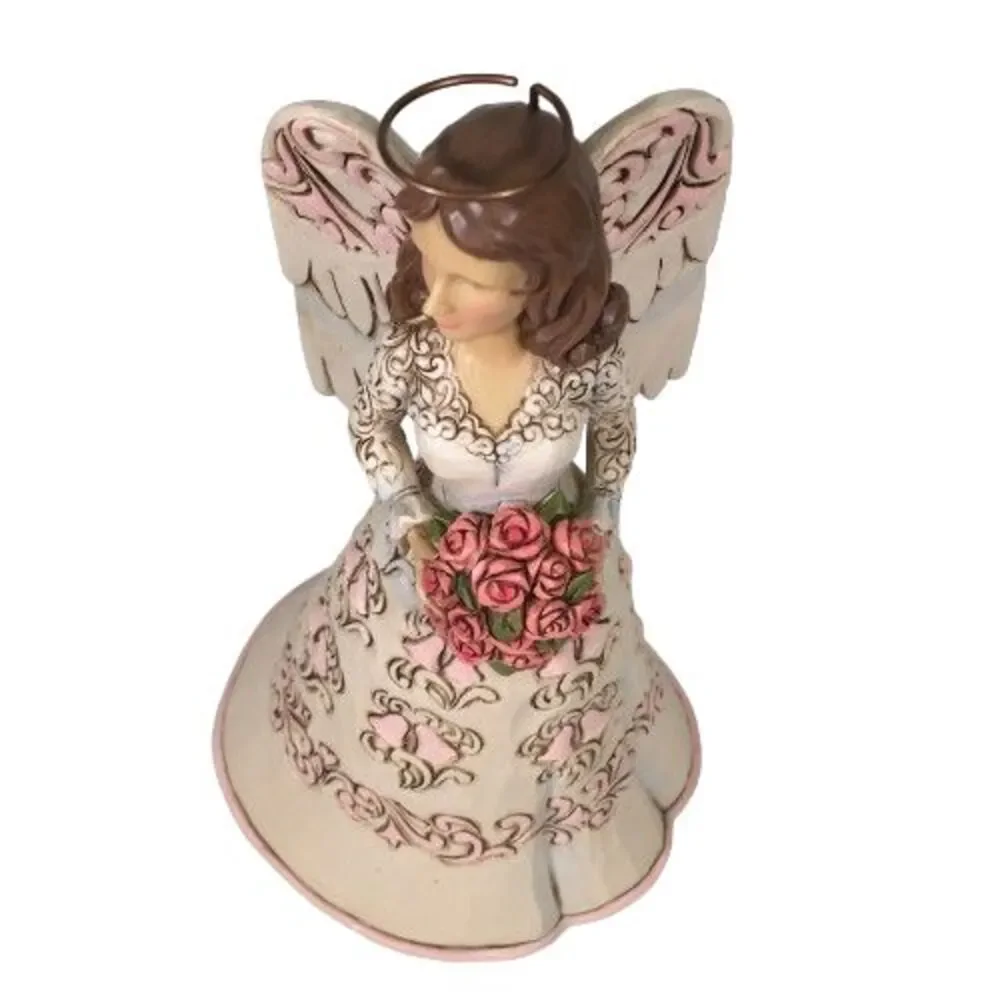 Jim Shore Blessings on Your Anniversary Angel Bride 4038980 Bridal Wedding NIB